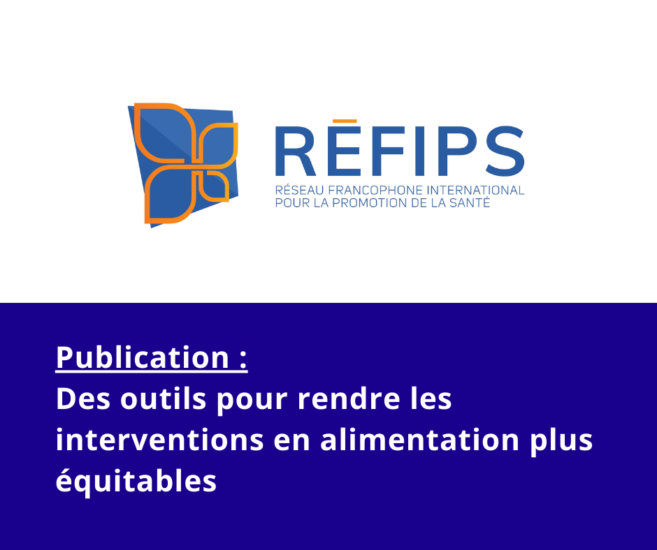 Des outils pour rendre les interventions en alimentation plus équitables - AFDN