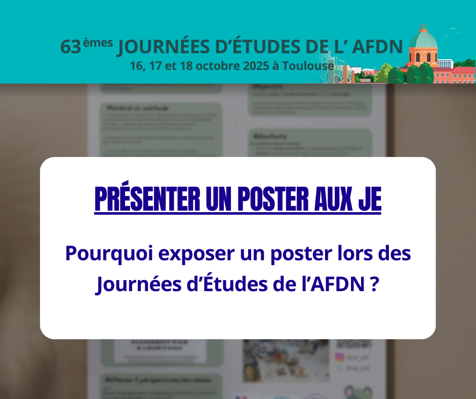 JE 2025 - appel à candidatures - focus poster