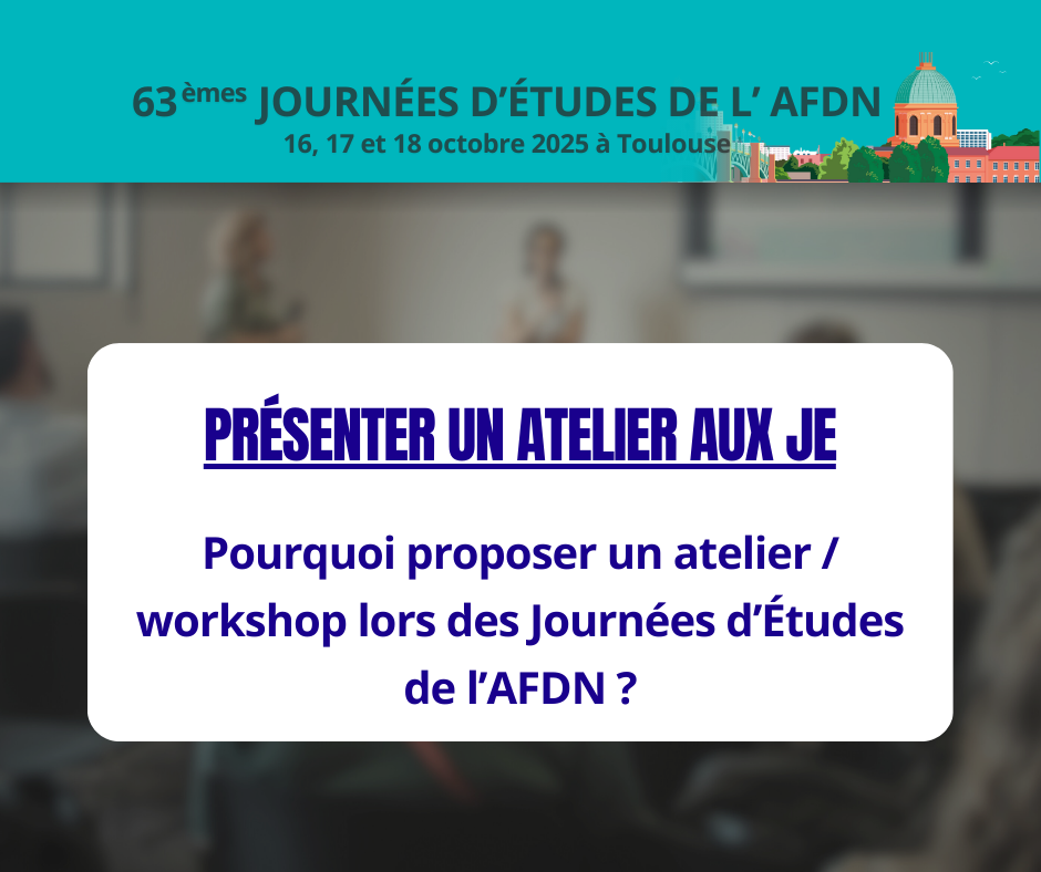 JE 2025 - appel à candidatures - focus atelier