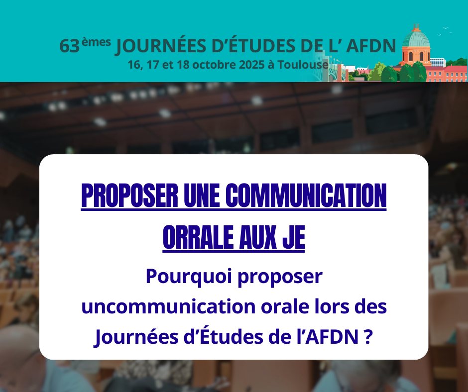 JE 2025 - appel à candidatures - focus communication orale